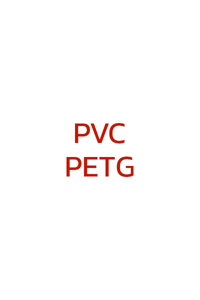 ขวดพลาสติก PVC PETG
